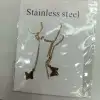 Fashionable ear strings for export wholesale of earrings, exquisite ladies' ear strings, long earrings, fashionable items, gold 18K electroplated color-retaining ear strings Specification image